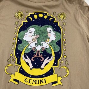New Moonchild Gemini T-Shirt 1X astrology zodiac sign graphic short sleeve tee